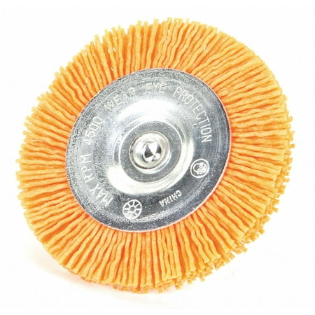UPC: 0012382364311 | Weiler Wire Wheel Brush 3  1/4  4 500 RPM 90435