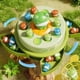 thumbnail image 2 of Bounce and Catch Frog Board Games Parent-Child Interactive Tabletop Family Game, 2 of 5
