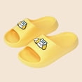 thumbnail image 7 of ITSAME Slippers for Girls, Quick-Dry Open Toe Comfy Anti-Slip Summer Bathroom Shower Slippers for Kids Yellow 12-12.5(Little Kids), 7 of 7