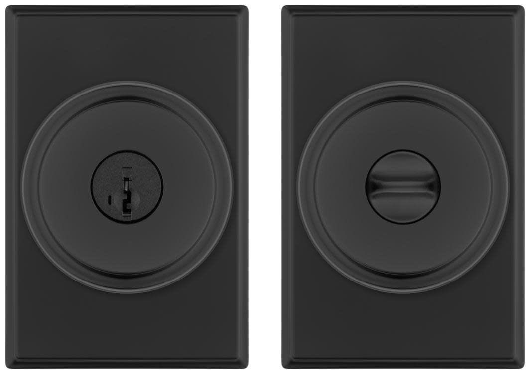 Kwikset 740SOKTRCT-514S Sora Single Cylinder Keyed Entry Door Knob Set - Black