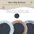 thumbnail image 5 of Calming Dog Bed for Medium Size Dogs, Anti-Anxiety Donut Medium Pet Bed Washable, Anti-Slip Round Fluffy Plush Faux Fur Puppy Bed, Fits up to 45 lbs Pets (Dark Grey, 30"), 5 of 14