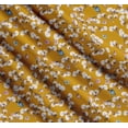 thumbnail image 3 of Soimoi Gold Cotton Cambric Fabric Butterfly,Robin & Cotton Ball Floral Print Fabric by Yard 56 Inch Wide, 3 of 7