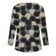 thumbnail image 4 of Moda mujer manga larga con cuello en V blusa de Halloween cremallera otoño casual Pullover Tops Fridja  fjkfkj3730, 4 of 5