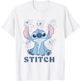 thumbnail image 1 of Disney Lilo & Stitch Stitch Expressions Character Design Graphic T-Shirt All Size S-5XL, 1 of 3