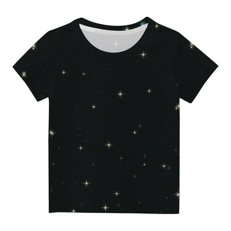 

Miluxas Toddler Baby Boy Girls Clothes Tie-dyed T-Shirts Clearance Short Sleeve Shirt Baby Spring Summer Tops Multicolor 11 Years(11-12 Years)