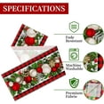 thumbnail image 5 of Christmas Table Runner 72 Inches Long,Red Buffalo Plaid Christmas Table Decorations Runner,Xmas Decorations Clearance,Xmas Holiday Kitchen Dining Tables Decoration for Home/Party Christma Decor, 5 of 7