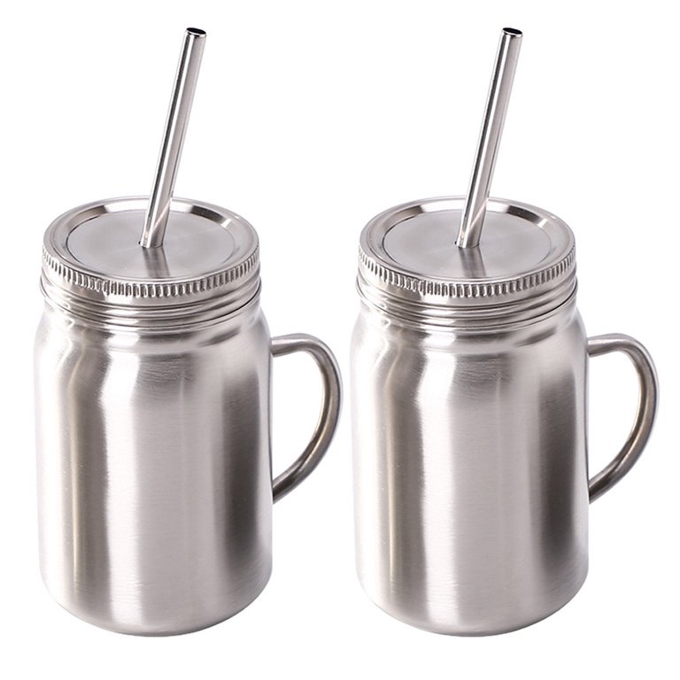 Stainless Steel Mason Jar Tumbler Vacuum Insulated Double Wall