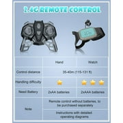 FLYNOVA Gesture Sensing Rc Car Toys for Boy Age 8-13,2.4Ghz 8Wd Remote Control Car,Racing Drift Double-Sided Stunt Car,Christmas Birthday Coolest Gift Black