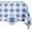 Light Blue and White, variant on Rectangle Plastic Tablecloth, 100% Waterproof Oil-Proof Checkered PVC Table Cloths, Heavy Duty Vinyl Table Covers for Dining, Camping, Picnic, Outdoor - 52 x 78 Inch, Blue Checkered