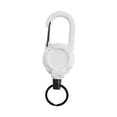 thumbnail image 5 of Retractable Keychain Carabiner Badge Holder Reel Steel Cord Compact Size for Camping Hiking Fishing Outdoor Use, 5 of 9