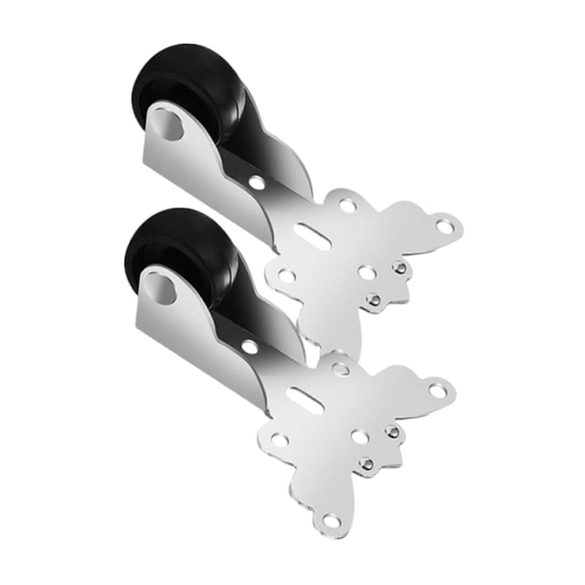 HILABEE 2x Roues Pivotantes Résistantes à l'Usure pour Porte Coulissante