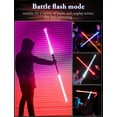 JvmuSaber Realistic Star Wars Lightsaber Toy, 2in1, RGB 15 Colors, 3