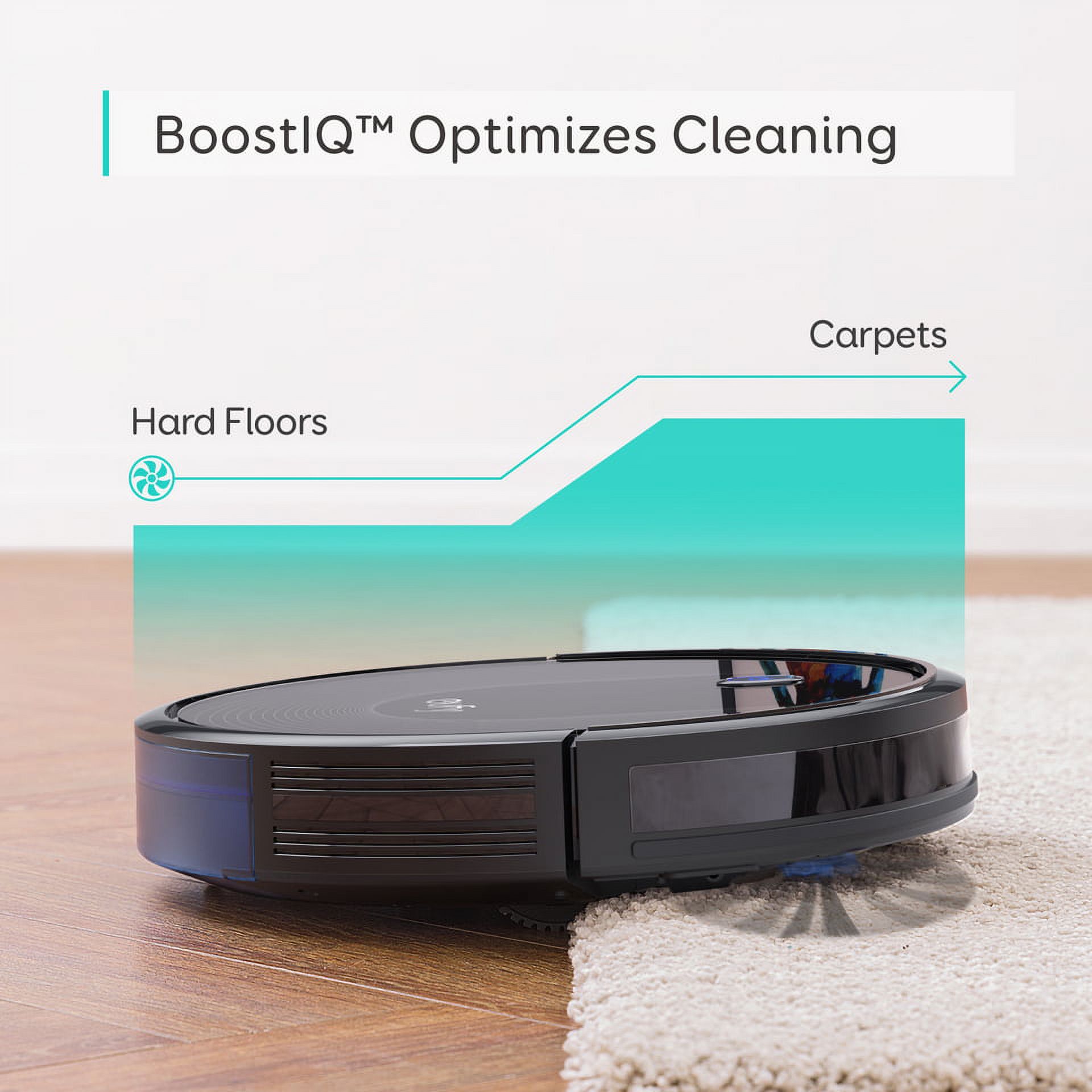 eufy BoostIQ RoboVac 30, Robot Vacuum Cleaner, Upgraded, Super-Thin, 1500Pa Strong Suction, 13ft Boundary Strips Included, Quiet, Self-Charging, Cleans Hard Floors to Medium-Pile Carpets - image 2 of 7