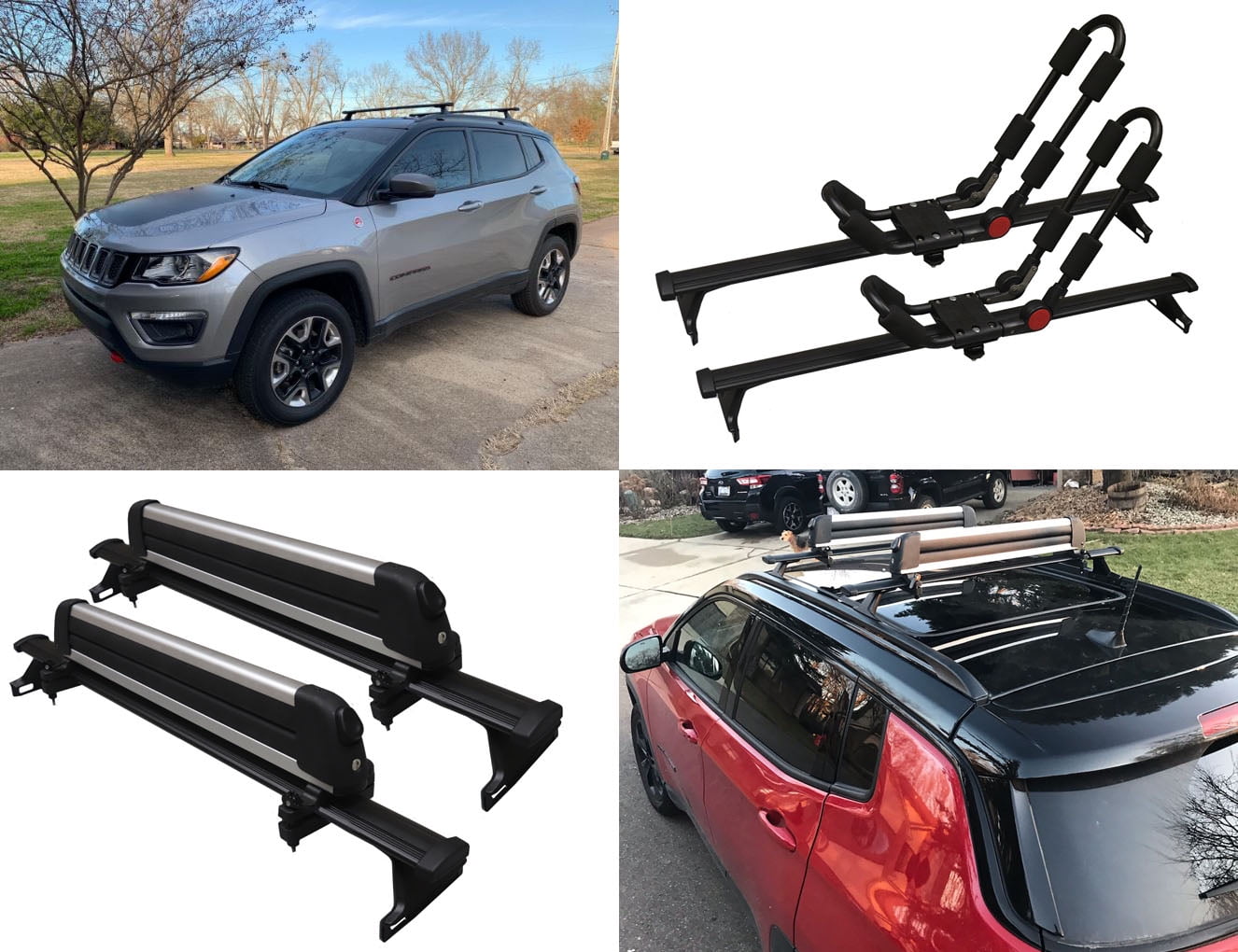 2020 jeep compass roof cross bars discount