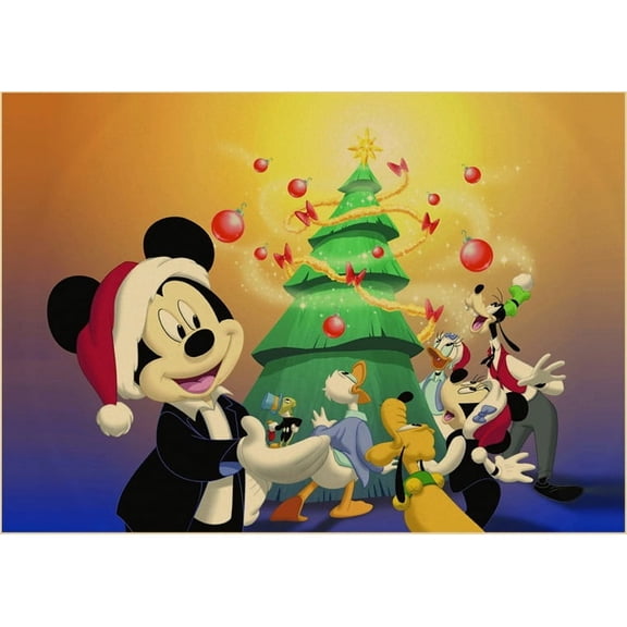 Mickey Cartoon Theme DIY Diamond Painting Kits for Adult,5D Full Drill Craft Painting Kits Home Wall Decor,12 x 16 inch.