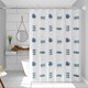 thumbnail image 1 of Waterproof shower curtain conch fish single curtain without rod width 80*height 180 (with hanging ring), 1 of 1