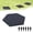 Cyan-hexagon, variant on Stake down Stepping Stones Outdoor, Square Durable Stepping Stones into the Ground, Large Plastic Resin Pavers with Stake Diwn, Decorative for Yard Walkway Garden Easy Application(Cyan-square,1pc)