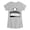 HEATHER GREY, variant on Instant Message - Baseball Champ - Youth Girls Fitted Short Sleeve T-Shirt