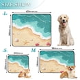 thumbnail image 2 of Washable Pet Pee Pads with Super Absorbent Reusable Training Pads for Dogs & Cats Waves and Seashells, 2 of 6