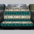 thumbnail image 3 of Psesaysky Horse Geometric Print Rear Seat Covers with SUV Sedan, Non-Slip Stretch Car Rear Seat Covers(2pcs), 3 of 7