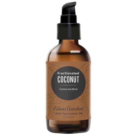 Edens Garden Fractionated Coconut Carrier Oil- 100% Pure Premium Hexane Free MCT Oil, Natural Moisturizer For Dry Skin, Hair, Scalp, Lip & Nail Care, Diluting Essential Oils & Massage 118ml (4 fl oz)