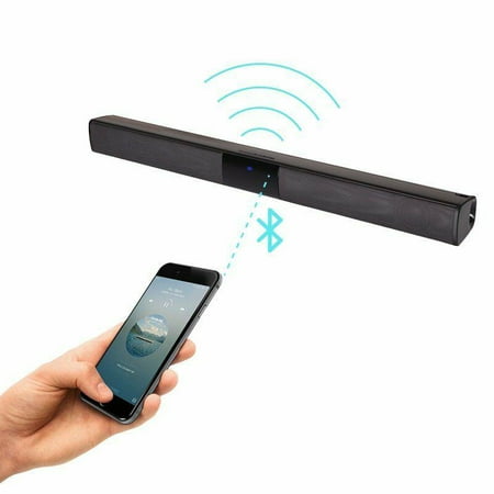 Sound bar, Bestisan Soundbar Bluetooth 4.0 Wireless and Wired Home Theater Speaker