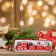 thumbnail image 6 of VOTRUDI Wooden Train Decoration,Christmas Decorations Clearance,Four Sections Christmas Gift,Christmas Indoor Decor for Room Office Tabletop,Red, 6 of 6