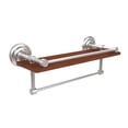 thumbnail image 2 of Que New Collection IPE Ironwood Shelf with Gallery Rail and Towel Bar - Antique Copper / 16 Inch, 2 of 2