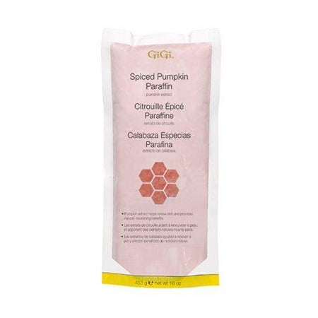 - GiGi Skin and Nail Treatment Paraffin - Spiced Pumpkin with Pumpkin Extracts and Vitamin E 453g/16oz