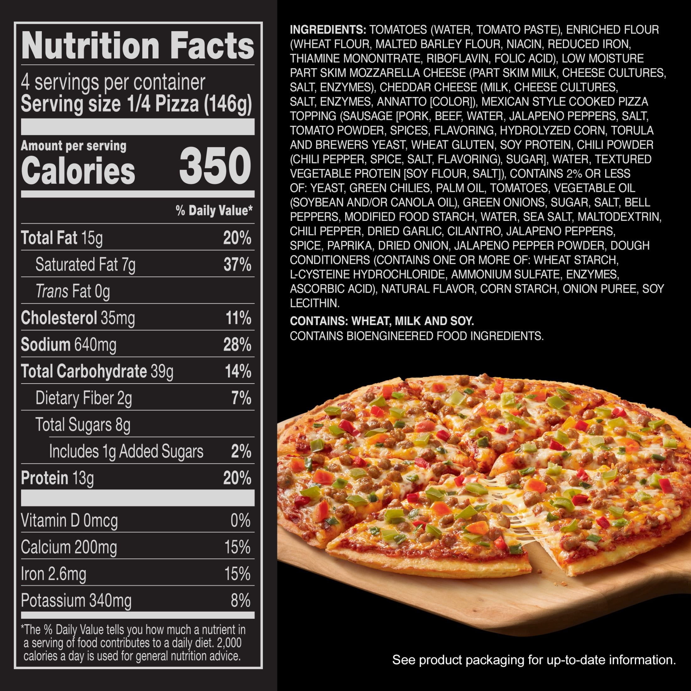 Red Baron Mexican Style Classic Crust Frozen Pizza, 20.53 oz