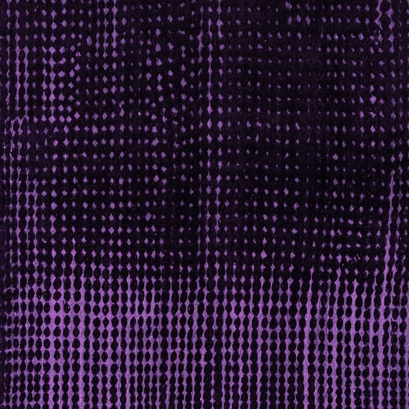 Ahgly Company Indoor Square Abstract Pink Modern Area Rugs, 6' Square