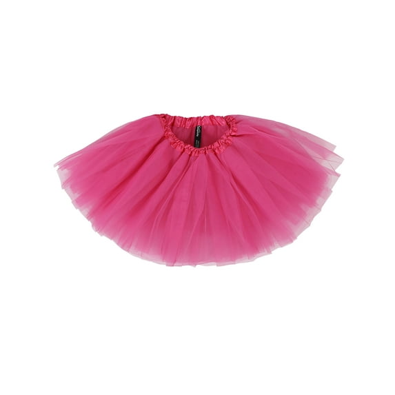 Simplicity Little Girl Dressup Fairy Costume Princess Tutu w/ Elastic Waist,Rose