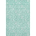 thumbnail image 2 of Addison Rugs Mayfield Washable Transitional Floral Aqua Rectangle Rug, 8' x 10', 2 of 6