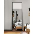 thumbnail image 2 of H&A Full Length Mirror Floor Standing Mirrors, Full Body Mirror,Wall-Mounted Dressing Mirror, Large Mirrors for Bedroom, Living Room Fitting Room,Hanging or Leaning Mirror 65"* 22" (Grey), 2 of 9