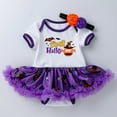 thumbnail image 2 of KVPLBQFD My 1st Halloween Baby Boy Outfit Girls Christmas Outfits Size 10-12 Infant Christmas Outfit Onesies for Girls Baby Girl Winter Clothes, Purple 6-12 Months, 2 of 9