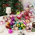 thumbnail image 4 of 75 PcsChristmas Ball Ornaments Shatterproof Christmas Ornaments Set Decorative Christmas Balls with Stuffed Decorations for Xmas Tree,Wedding,Thanksgiving,Party, 4 of 6