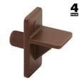 thumbnail image 3 of Prime-Line Products U 9255N Shelf Support Pegs, 1/4 In. Diameter, Plastic, Brown (Pack Of 8),, 3 of 3
