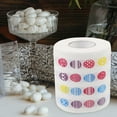 thumbnail image 4 of HEALEEP Soft Multi Color Toilet Paper Roll with Creative Easter Patterns for Bathrooms, 4 of 4