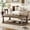 Brown, variant on Vintage Coffee Table Featuring Artistic Vase Column Legs and Luxurious Pine Veneer,Suitable for Living Room, Study Roo