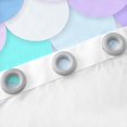 thumbnail image 4 of Mermaid Tail Curtains Party Purple Mermaid Tail Theme Blackout Curtains Glitter Mermaid Fish Scales Curtains & Drapes for Birthday Undersea Ocean Animal Print Window Treatments 42''Wx90''L, 4 of 5