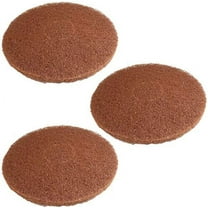 Replacement Part For Oreck 3 Scrub Pads, Orbiter Brown // 437-049