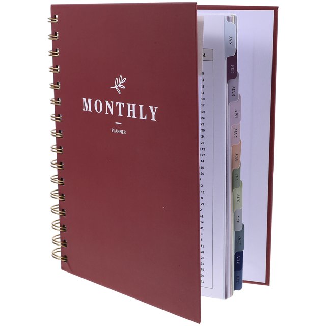 ADDHAT Planificador Portátil Para Oficina Con Decorativo Y Agenda Mensual Funcional