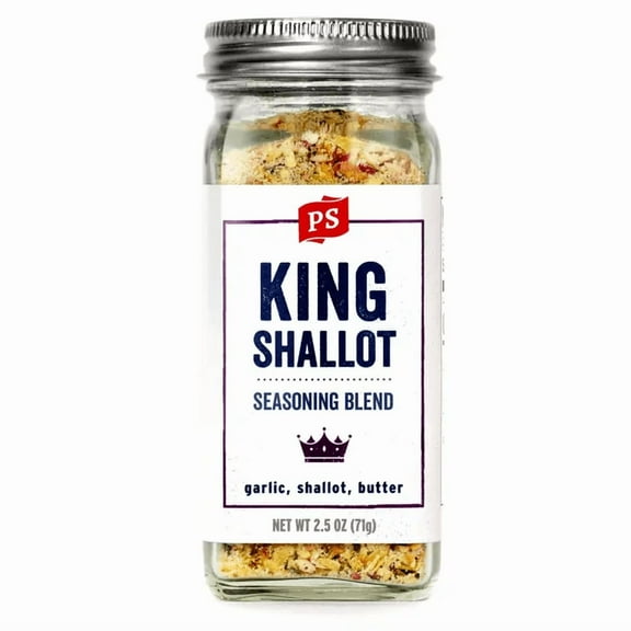 PS Seasoning - King Shallot Seasoning Blend - Garlic - Shallot - Butter - 2.5 oz