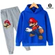 thumbnail image 1 of Ropa de Super Mario Bros para niños, 2-16T, novedad de 2024 Chándal estampado para niño y niña, traje de sudadera y pantalones, chándal para Adolescente, 1 of 1