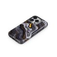 thumbnail image 3 of DesignSkinz Scratch-Resistant Hard Slim Case Compatible with iPhone 13 Mini (Compatible with MagSafe) - Vivid Agate Vein Slice Foiled V17, 3 of 9