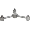 thumbnail image 1 of Têtes Adaptatrices de Réchaud à Gaz en Alliage d'Aluminium pour Camping Extérieur, Accessoire Convertisseur de Four (Trois Têtes), 1 of 5