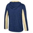thumbnail image 3 of Men's Colosseum Navy Notre Dame Fighting Irish Always Sunny Quarter-Zip Hoodie, 3 of 3