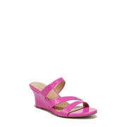 Naturalizer Breona Wedge Dress Sandals Candy Pink Faux Patent 11M