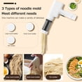 thumbnail image 3 of Fabricante de fideos Fabricante de fideos casero pequeño eléctrico 45W 1500mAh portátil de mano prensa de fideos Pasta salchicha relleno molde Abanopi Fabricante de fideos, 3 of 7