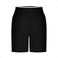 thumbnail image 4 of QATAINLAV Womens High Waisted Biker Shorts Stretch Butt Lifting Workout Short Leggings Gym Side Stripe Running Yoga Shorts, Black, S,, 4 of 5